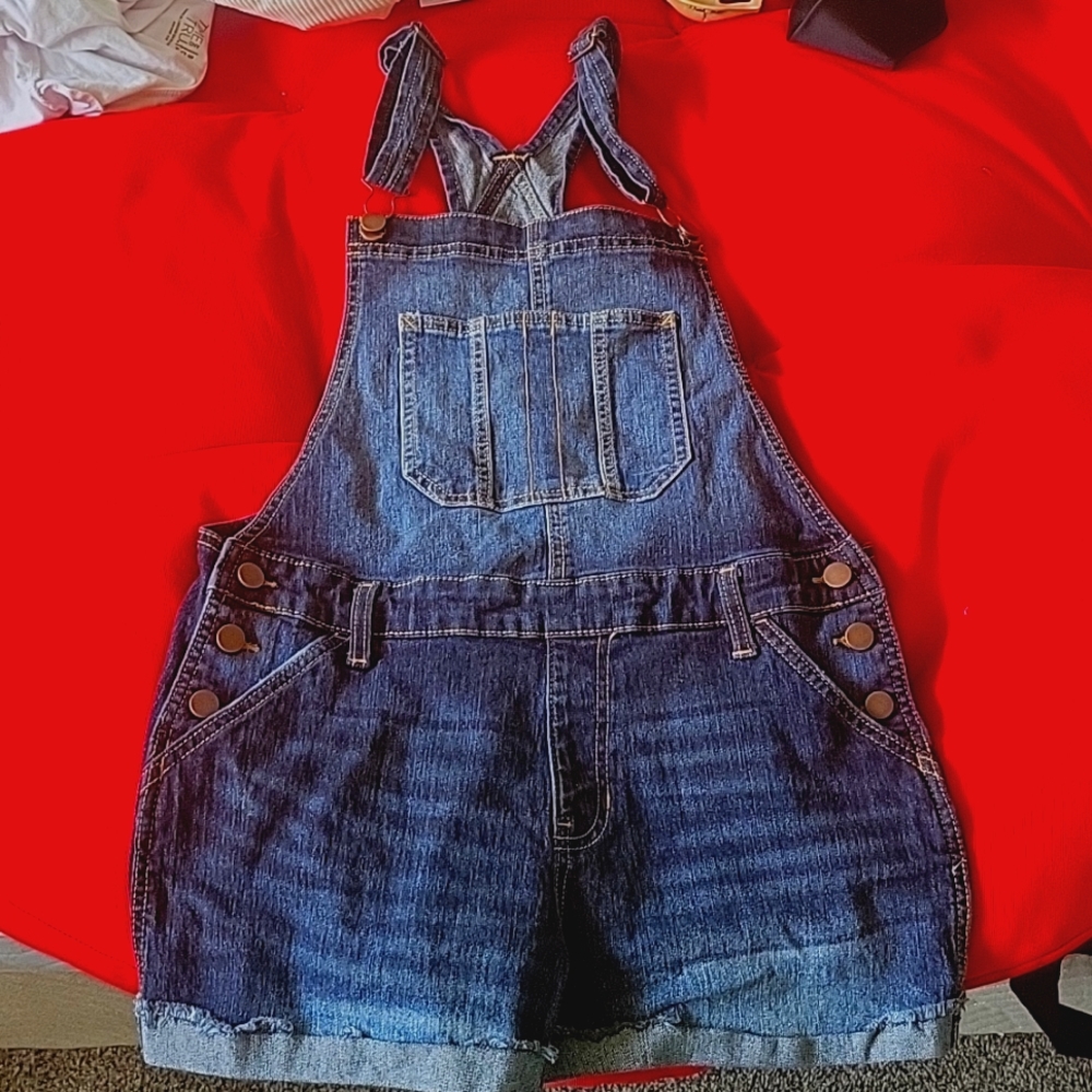 Short Jean overalls